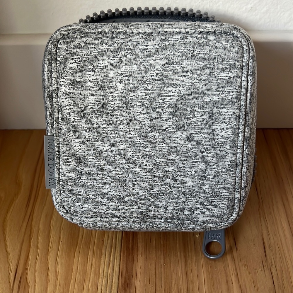 Dagne Dover Arlo Small Tech Pouch in Grey